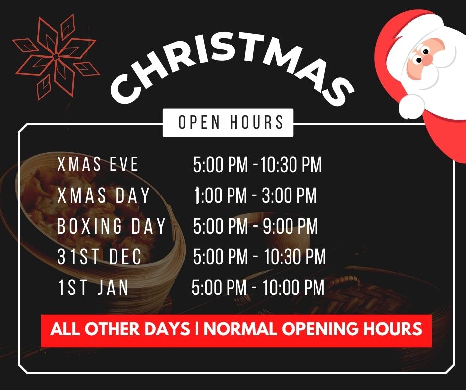 Lion of Bengal Ardleigh Christmas Opening Hours